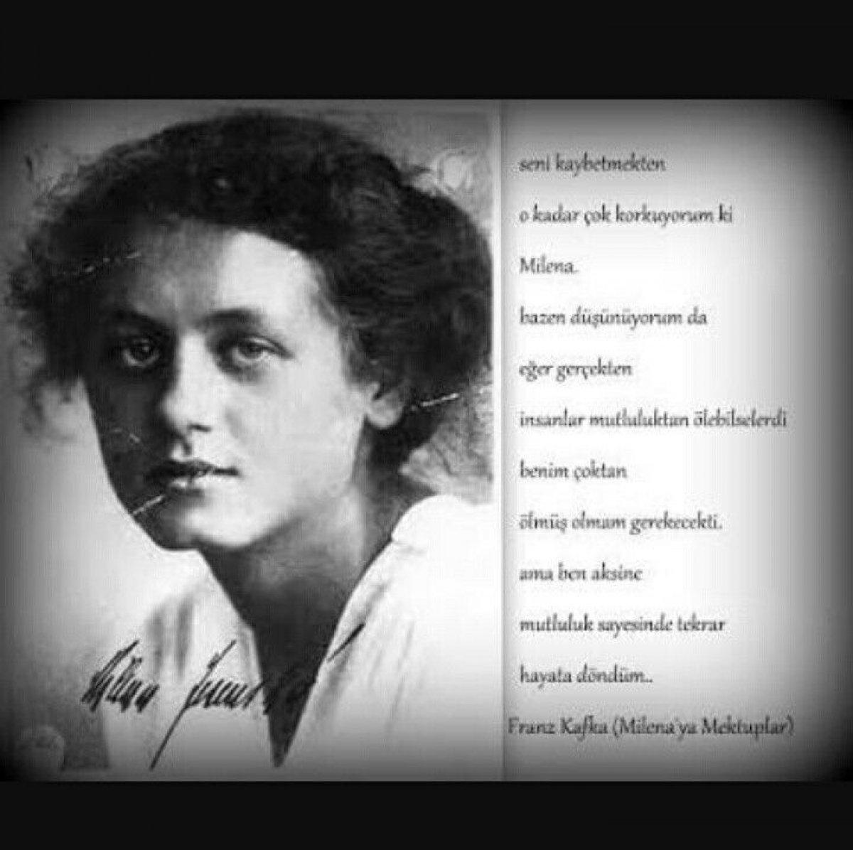 Edebiyatta mektup türünün önemli örneği: Milena'ya Mektuplar