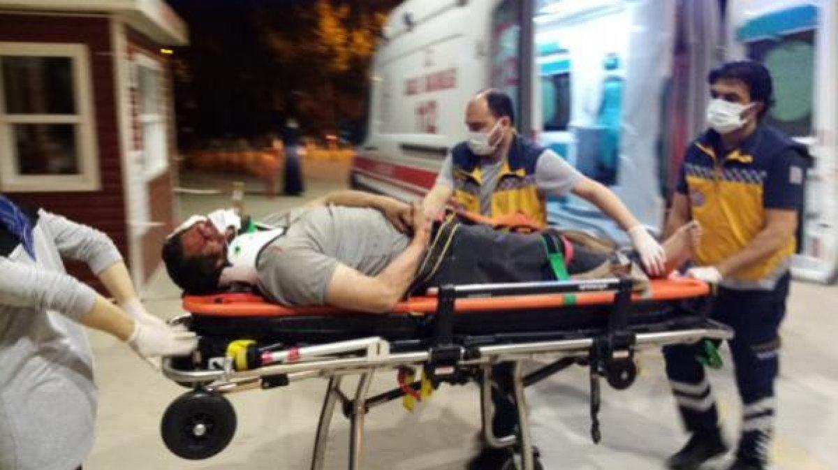 Bursa'da motosikletten düşen sürücü 50 metre sürüklendi