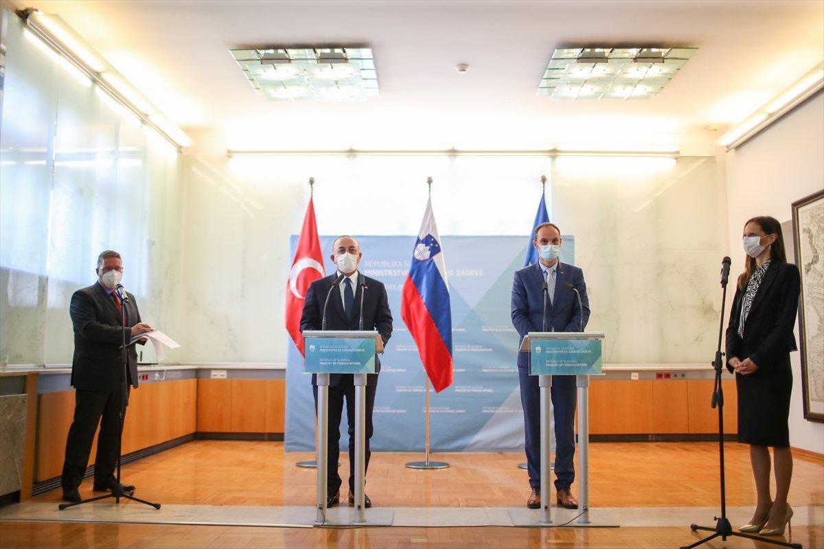 Mevlüt Çavuşoğlu, Slovenya'da