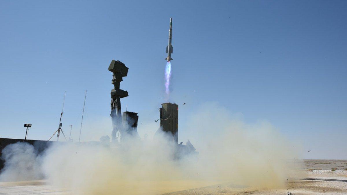 HİSAR A+ füzesi, hedef uçağı başarıyla vurdu