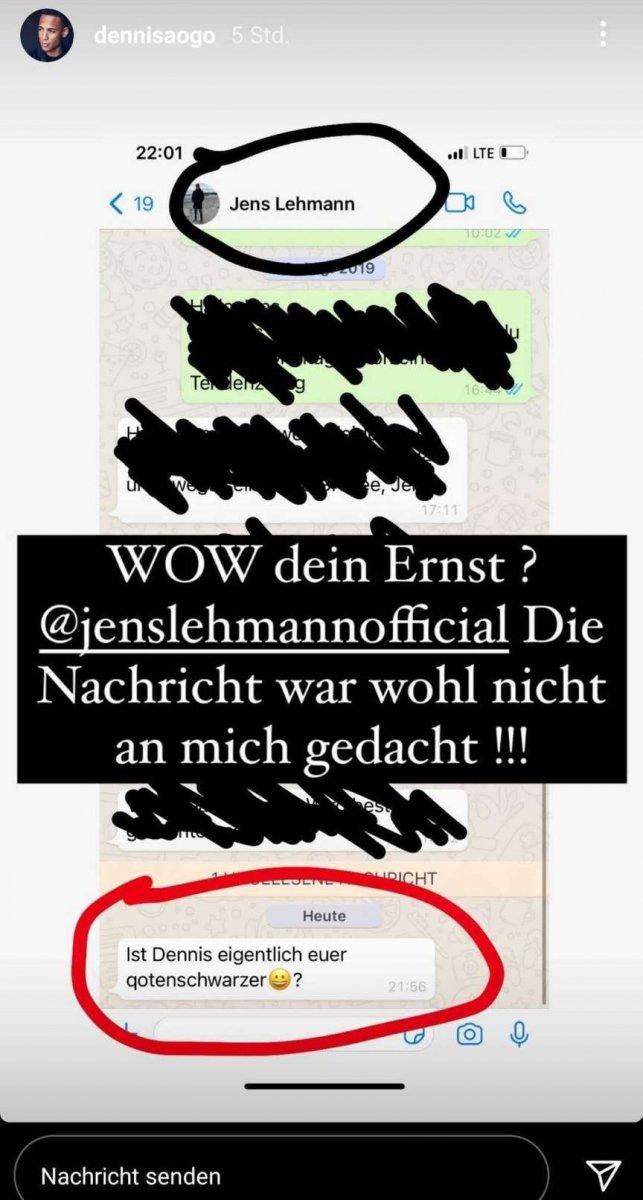 Jens Lehmann’dan ırkçılık skandalı