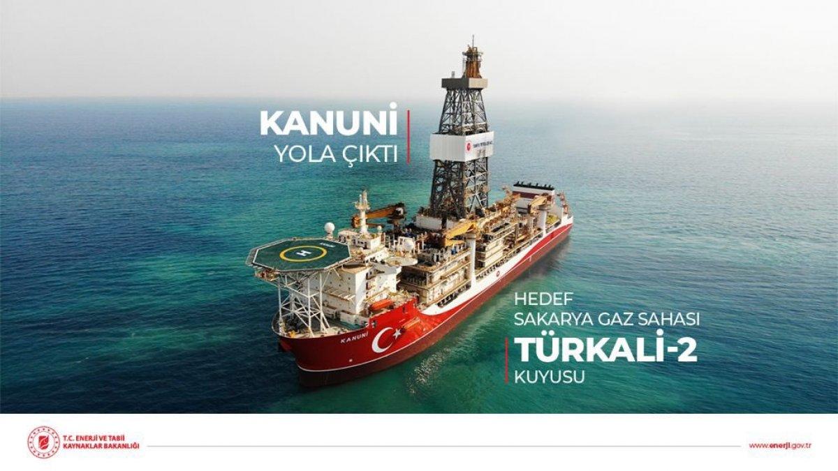 Bakan Fatih Dönmez: Kanuni sondaj gemimiz ilk görev için Karadeniz'e açıldı