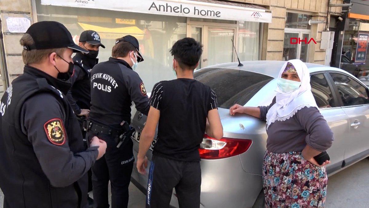 Edirne'de anneannesiyle markete giden toruna ceza