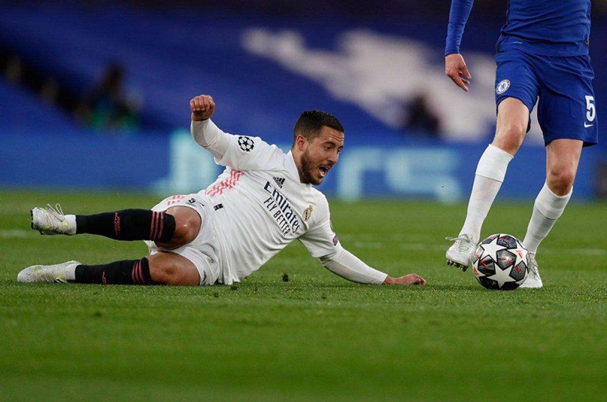 Eden Hazard'ın maç sonu görüntüleri tepki çekti