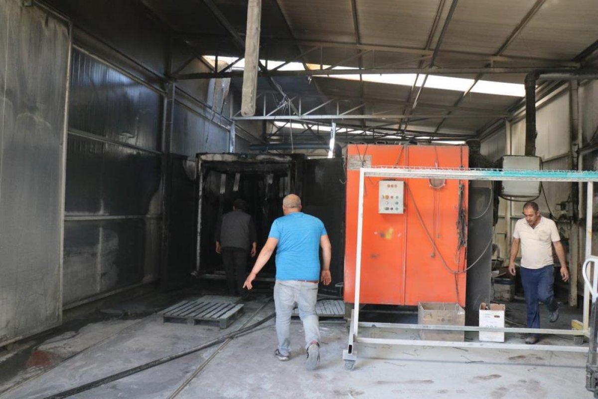 Sakarya'da boyahanede yangın çıktı