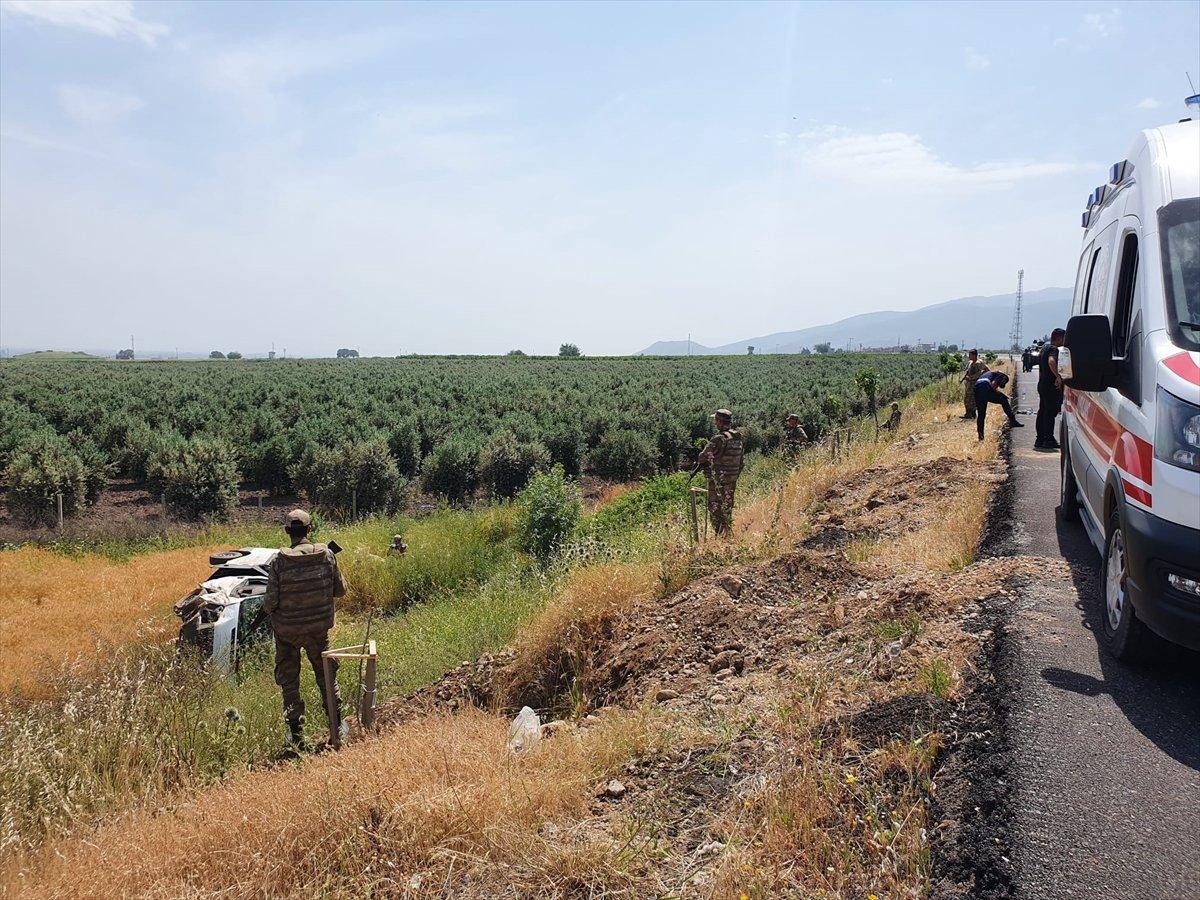 Hatay askeri minibüs kaza