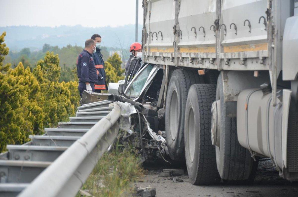 Ordu'da feci kaza: Yeni aldığı otomobilin içinde can verdi