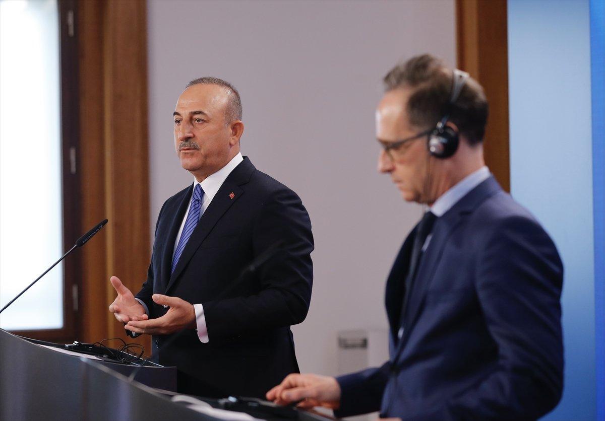 Mevlüt Çavuşoğlu Almanya temaslarının ardından açıklama yaptı