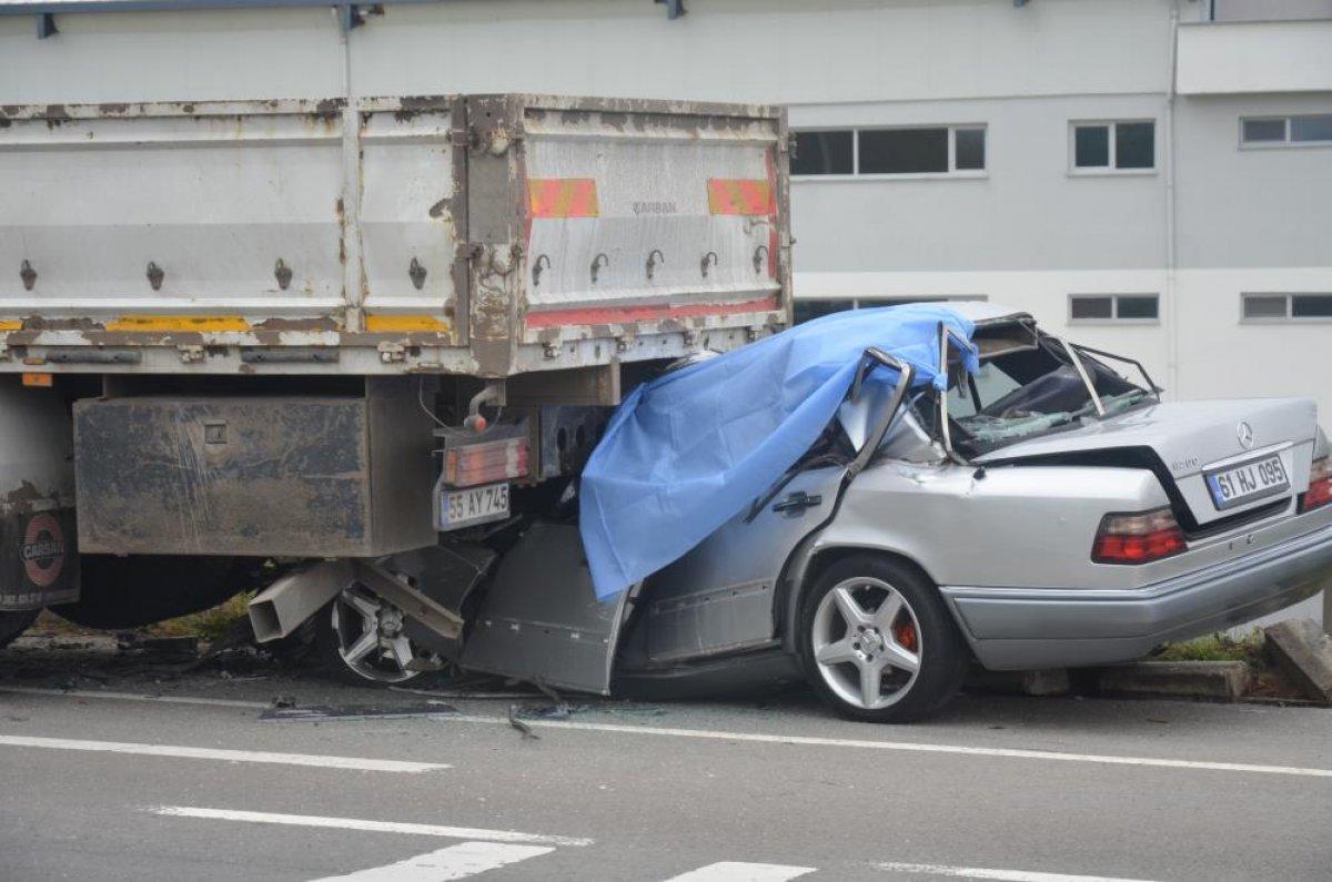 Ordu'da feci kaza: Yeni aldığı otomobilin içinde can verdi