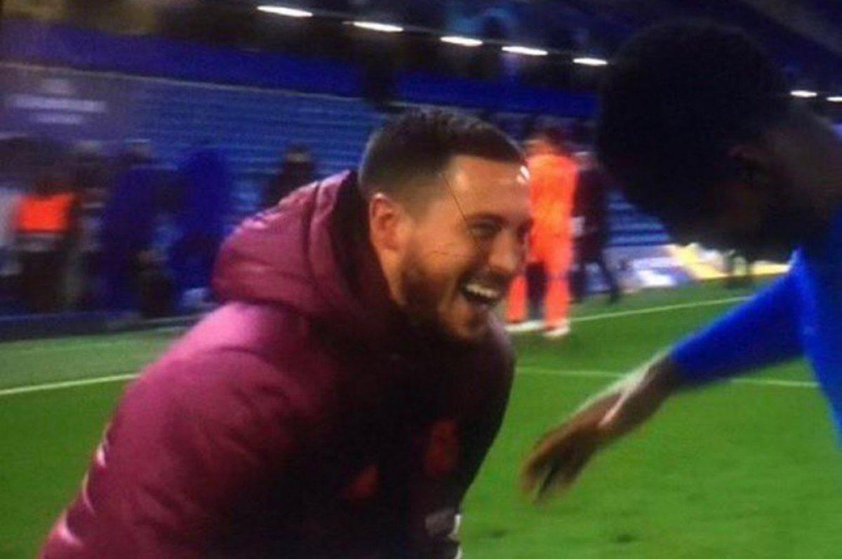 Eden Hazard'ın maç sonu görüntüleri tepki çekti