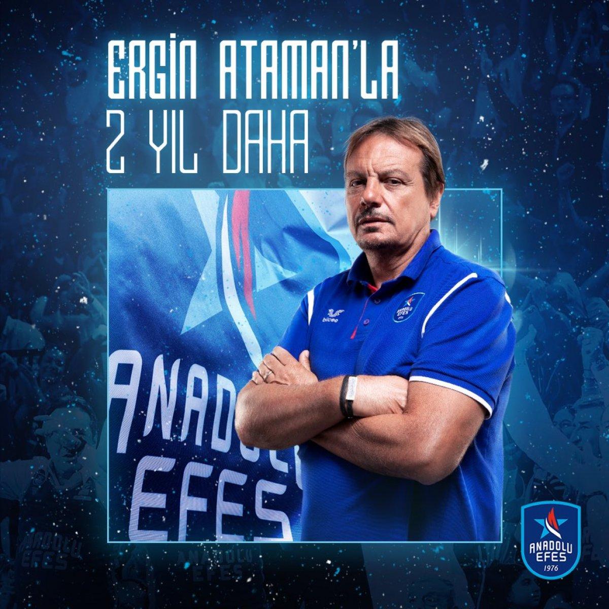 Anadolu Efes, Ergin Ataman'la 2 yıllık sözleşme imzaladı
