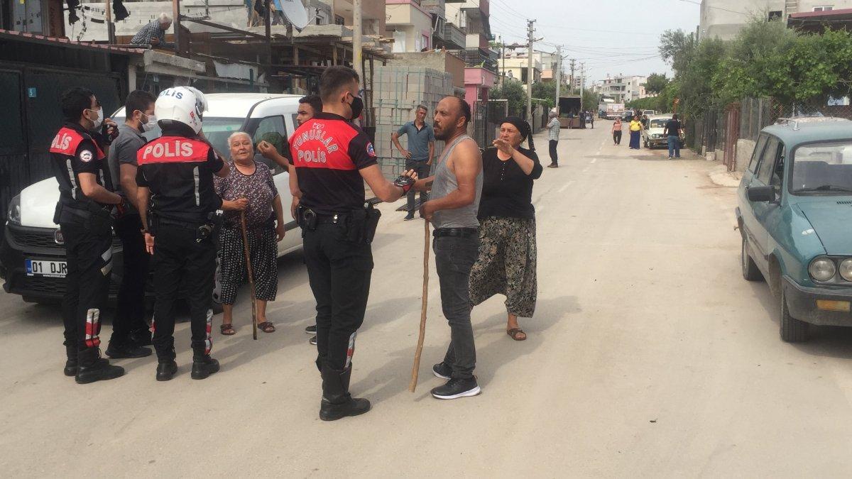 Adana’da ‘Cono’ aşiretinin taşlı sopalı sokak kavgası