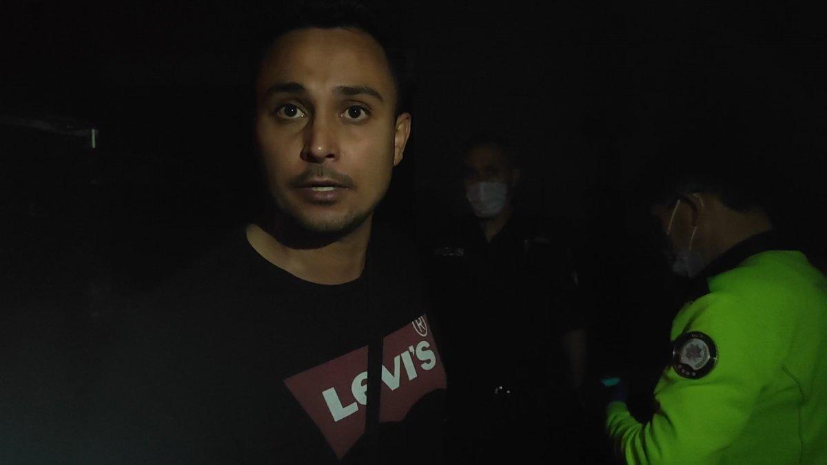 Denizli'de zorluk çıkaran yabancı boksöre cevap: Karşında Türk polisi var