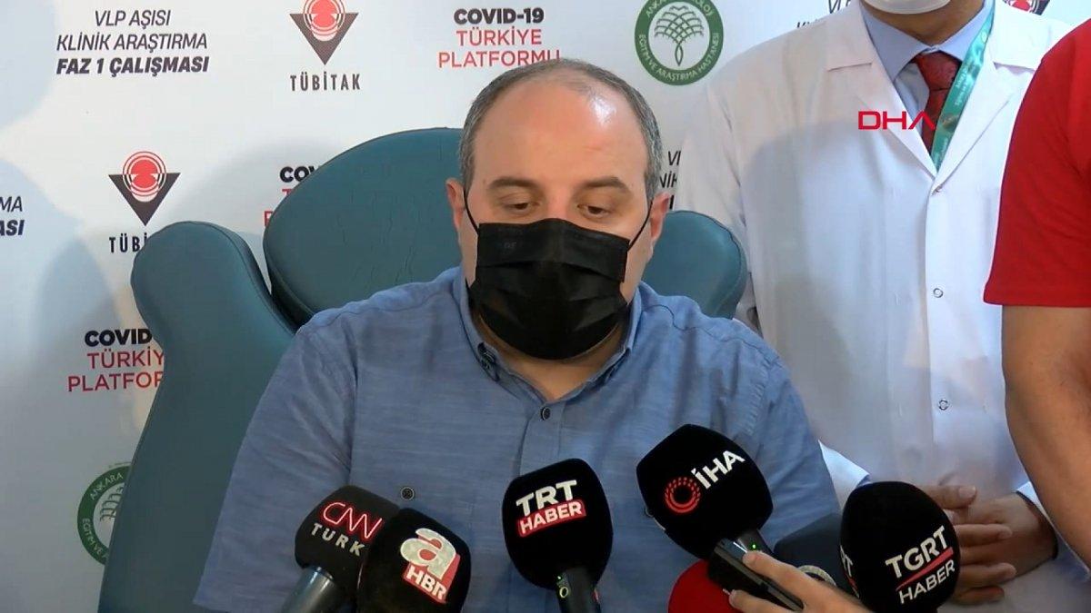 Mustafa Varank, yerli aşının ikinci dozunu oldu