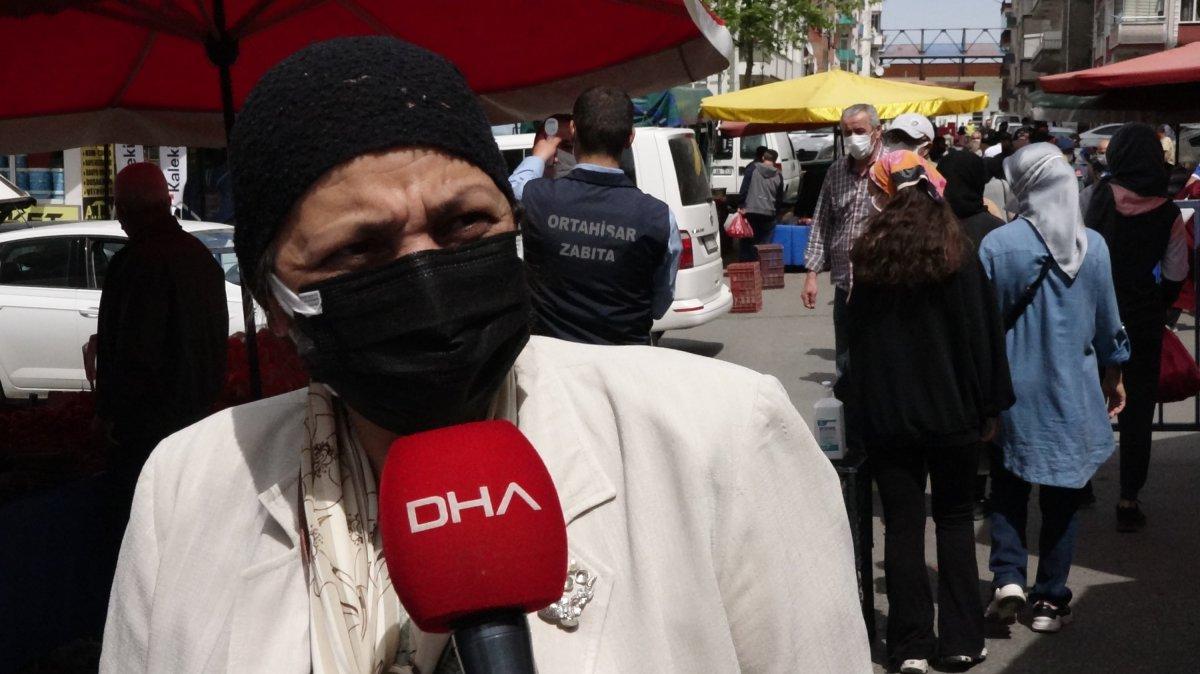 Trabzon'da semt pazarları doldu