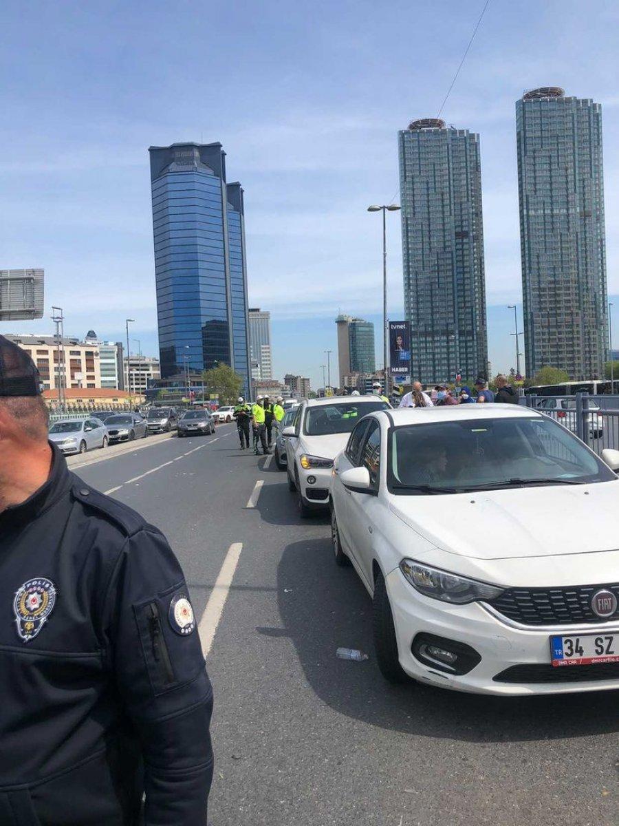 Zincirlikuyu'da 11 araç kazaya karıştı: O anlar kamerada