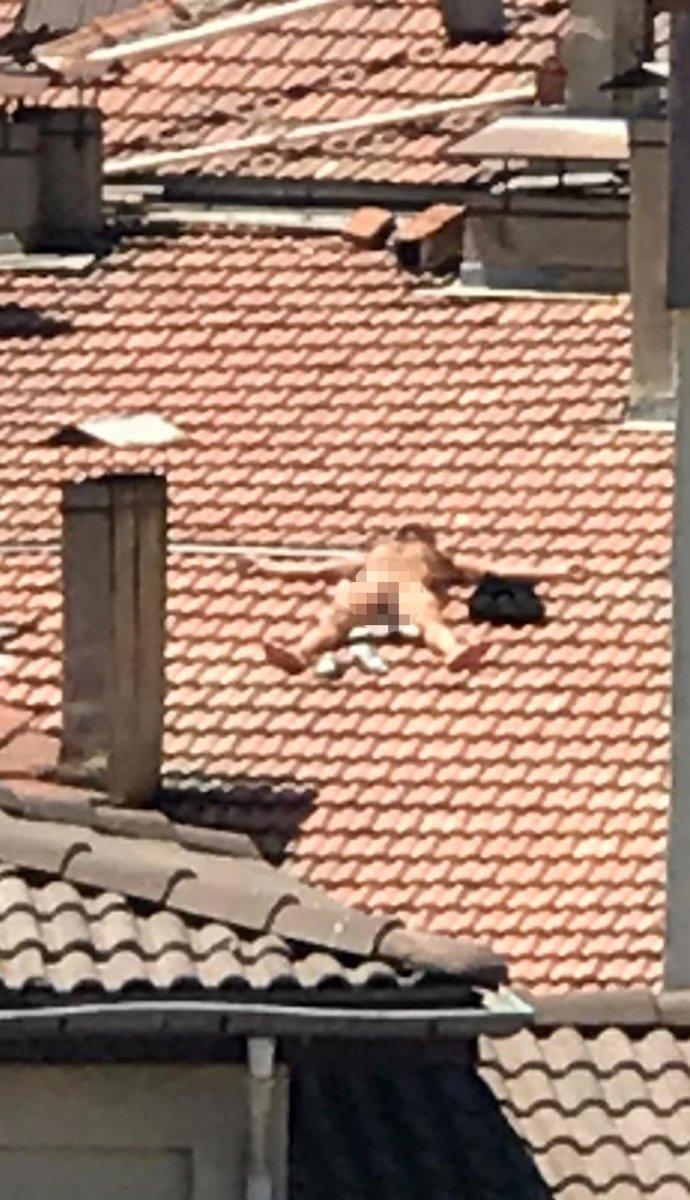 Burdur'da çıplak kişi, polisi harekete geçirdi