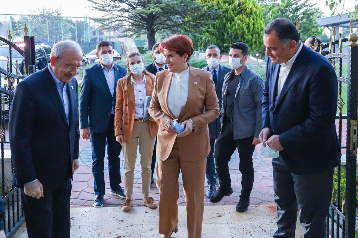 Meral Akşener ile Kemal Kılıçdaroğlu iftarda bir araya geldi