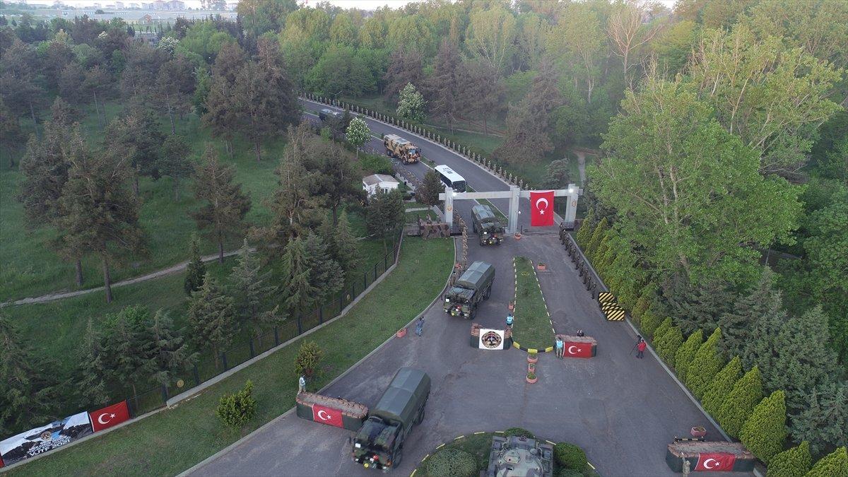 NATO tatbikatına katılacak olan askerler, Tekirdağ'dan yola çıktı