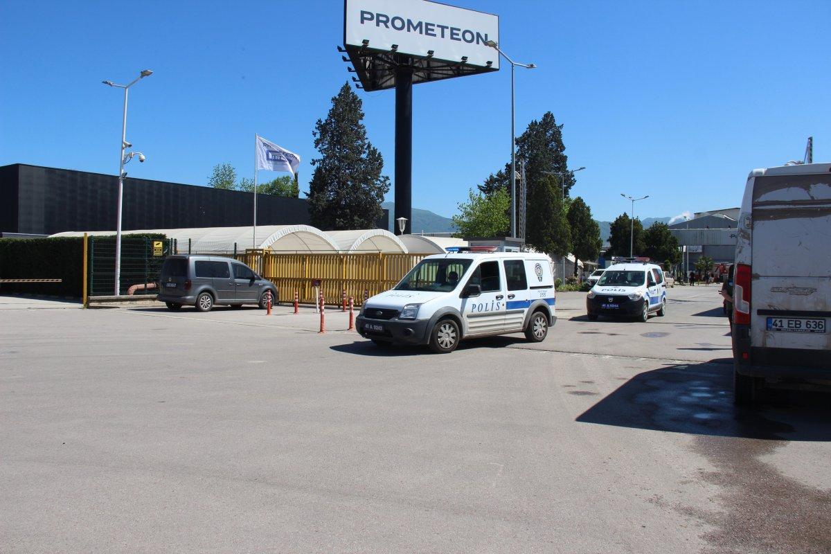 Kocaeli’de lastik fabrikasında yangın