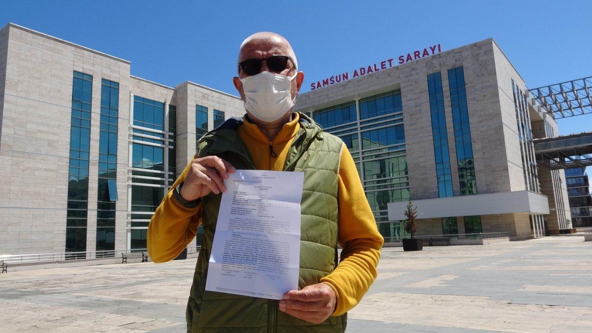 Samsun'da ATM'de unuttuğu maaşını çaldırdı