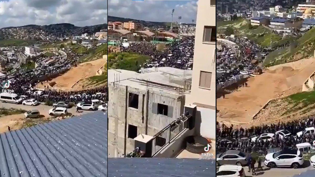 Binlerce Filistinli Mescid-i Aksa’ya gidiyor