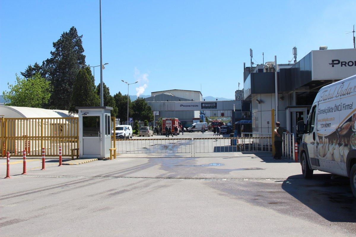 Kocaeli’de lastik fabrikasında yangın