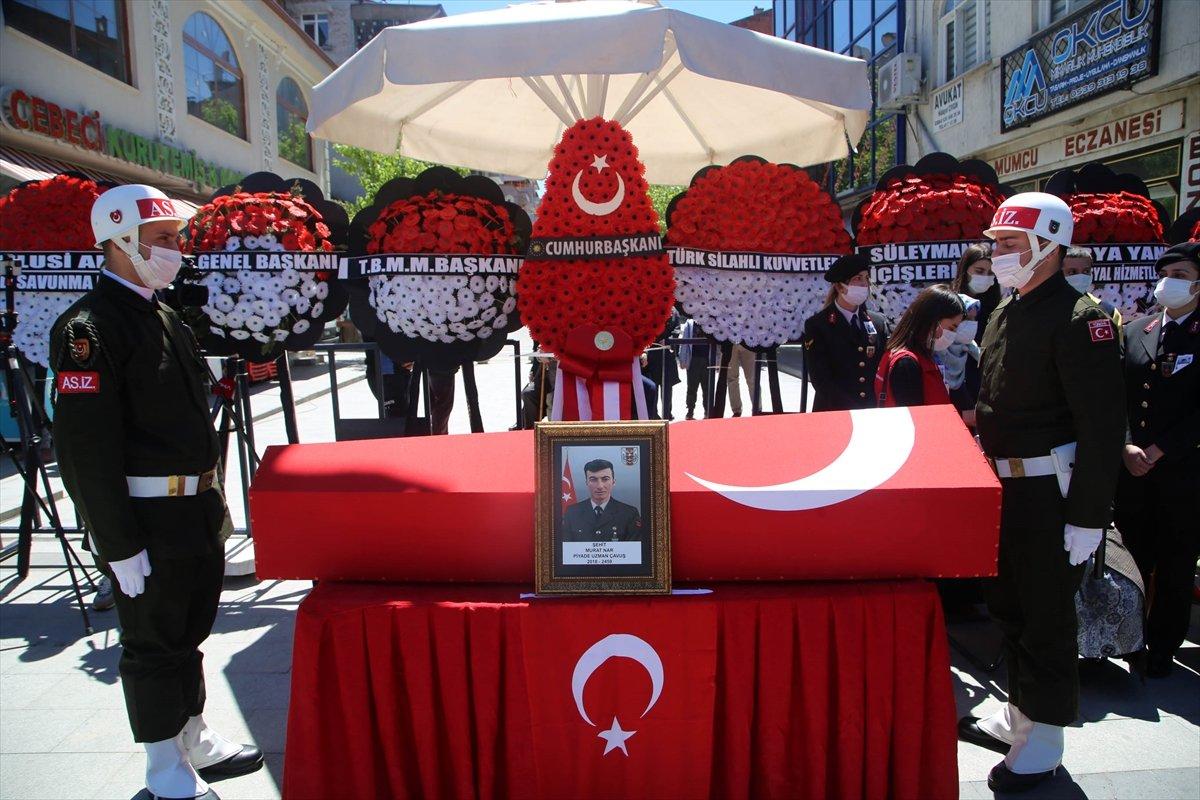 Şehit Piyade Uzman Çavuş Murat Nar'a veda