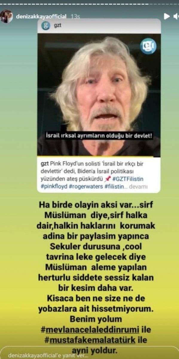 Takipçileri Deniz Akkaya'yı kızdırdı