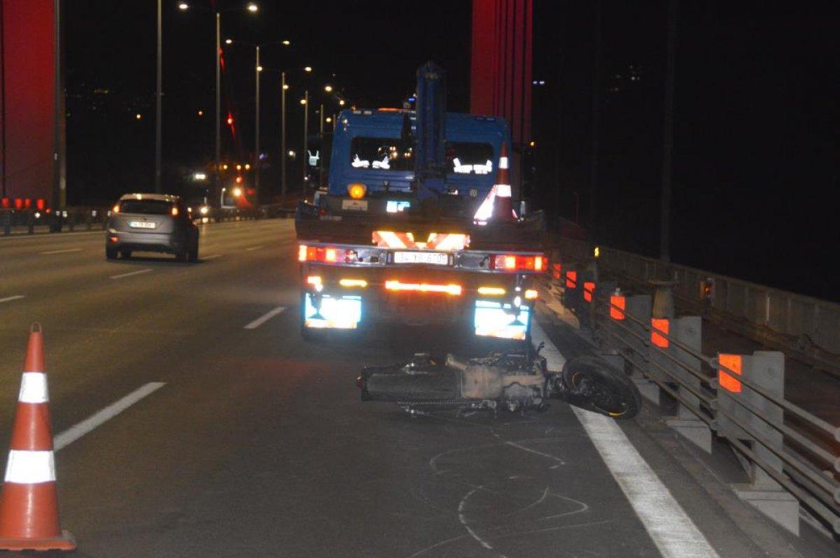 FSM'de tek teker giderken kaza yapan motosikletli hayatını kaybetti