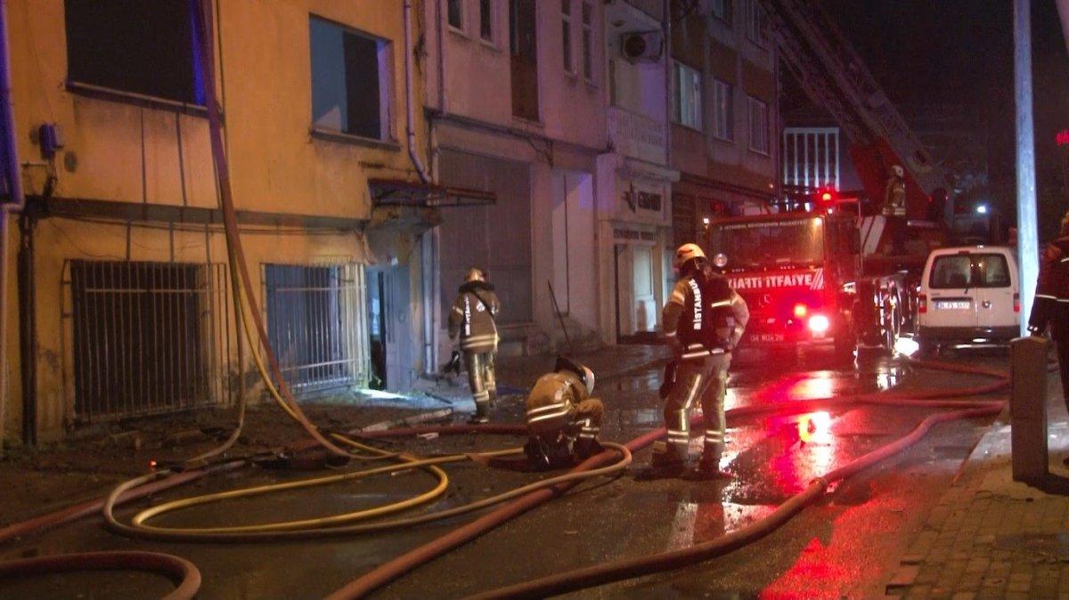 Bayrampaşa'da korkutan yangın