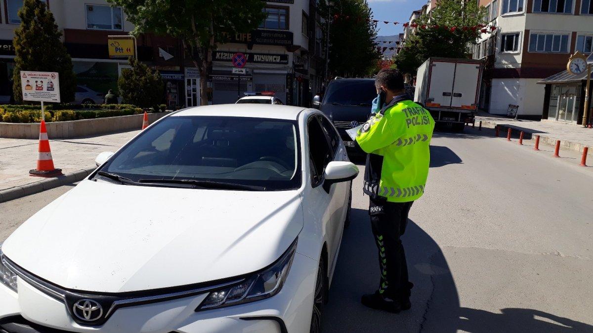Amasya'da tam kapanma denetimleri devam ediyor