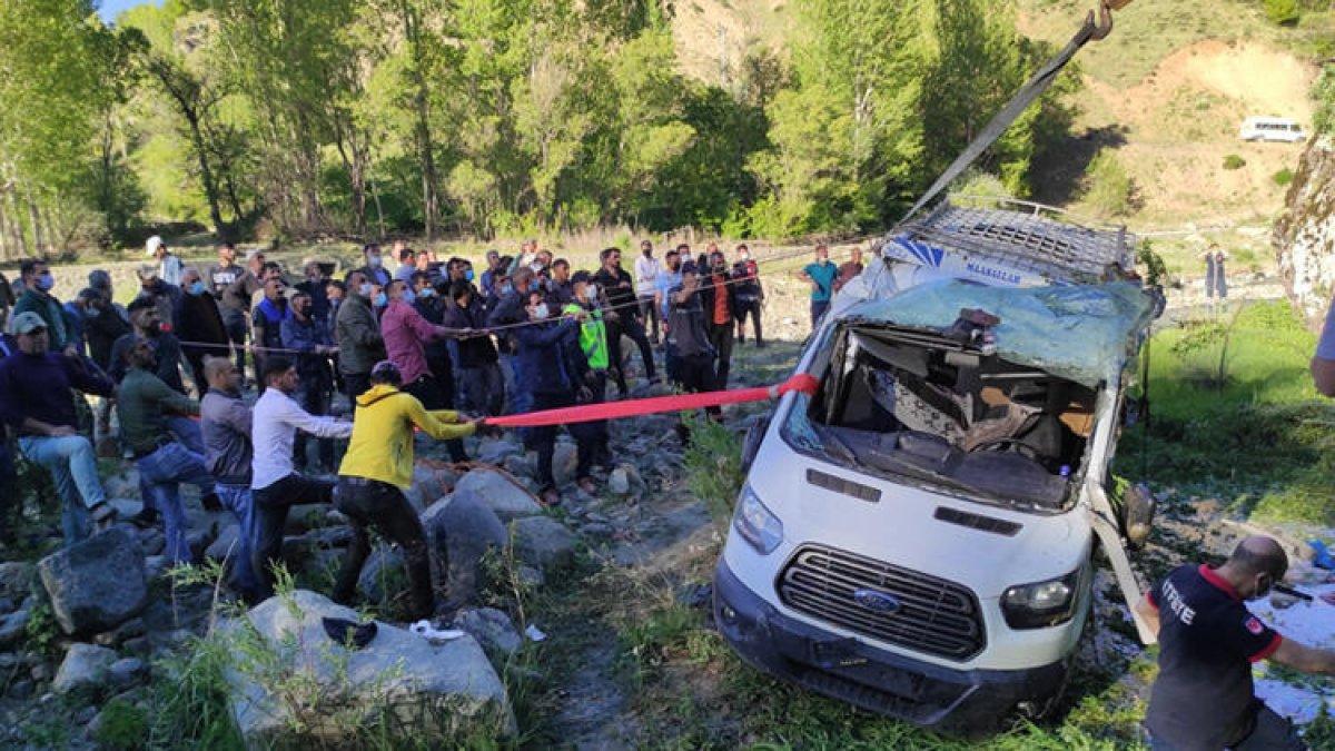 Bingöl minibüs kaza