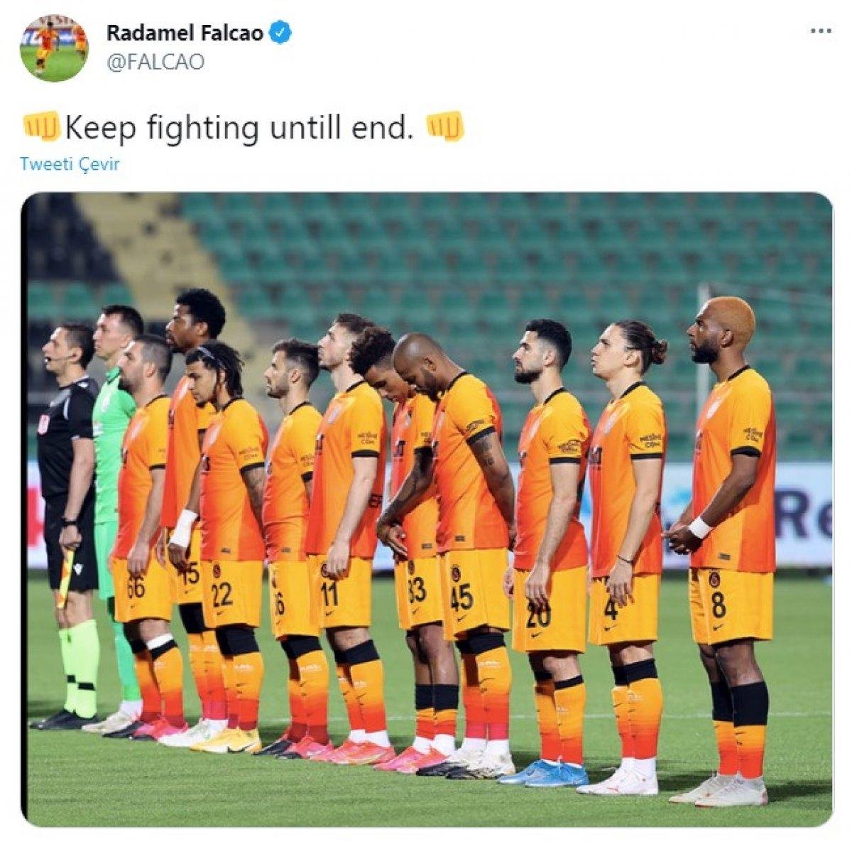 Falcao: Sonuna kadar savaşmaya devam edin