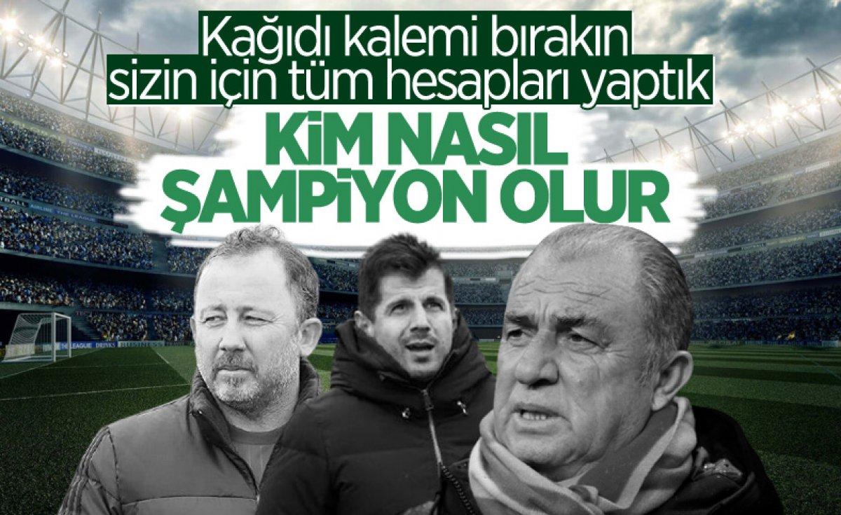 Süper Lig'de şampiyonluk yarışı