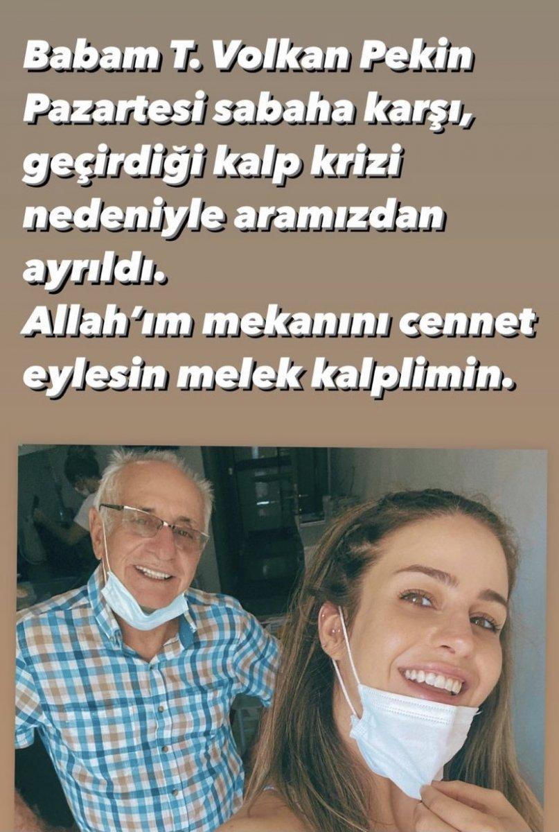 Büşra Pekin'in acı günü