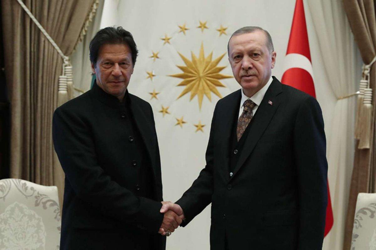 Cumhurbaşkanı Erdoğan, Pakistan Başbakanı ile görüştü