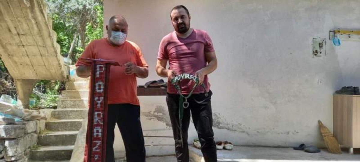 Artvin'de boğasına bayramlık aldı