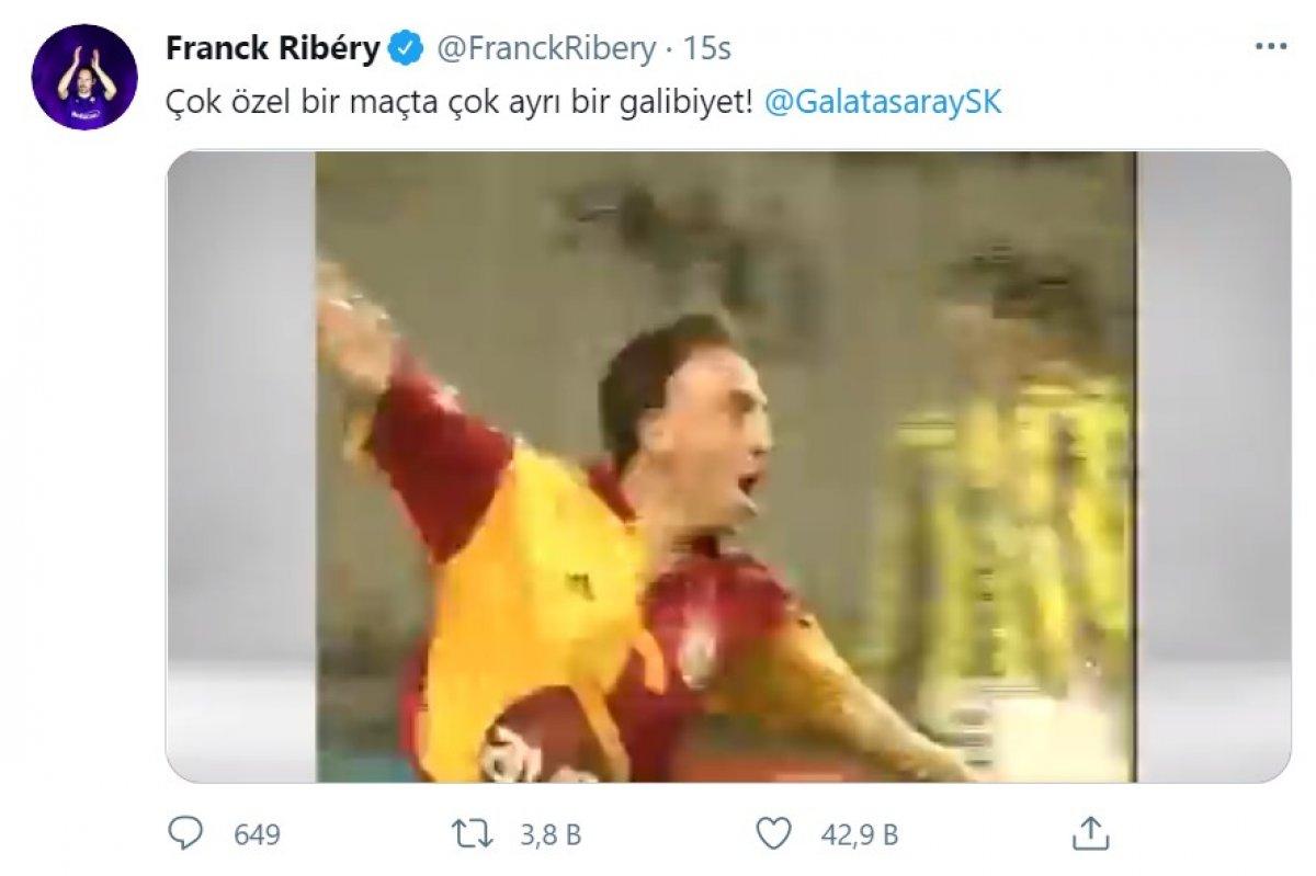 Ribery'den Galatasaray paylaşımı