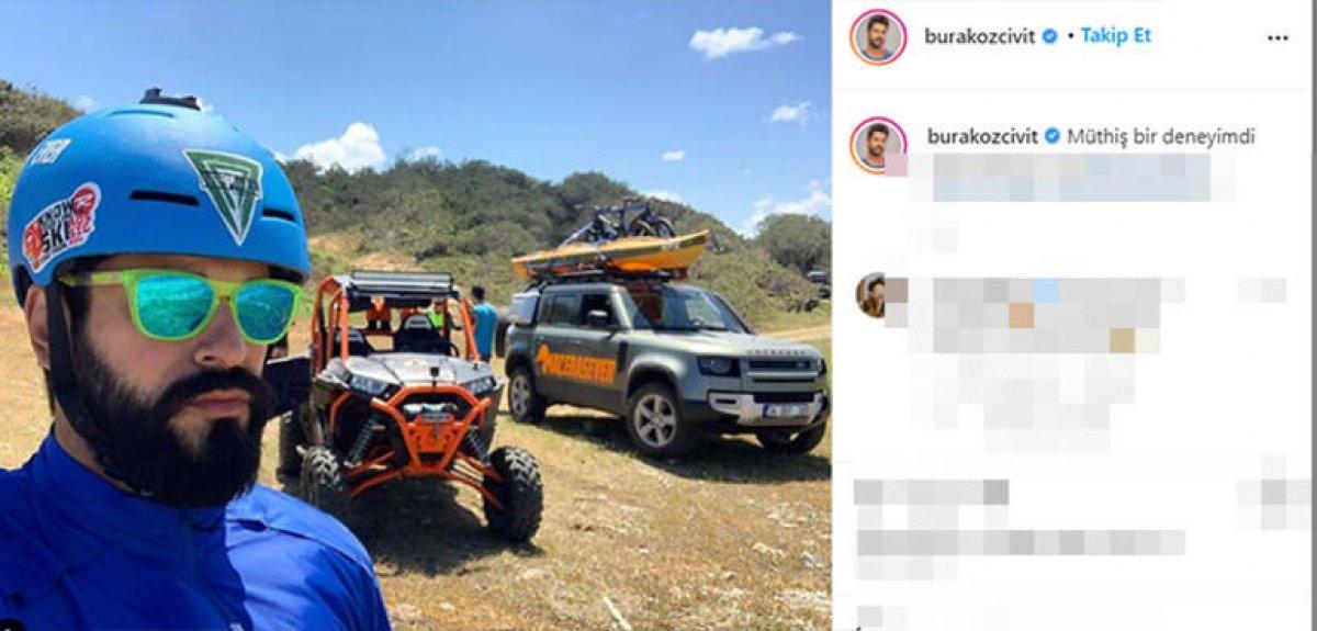 Burak Özçivit off-road turuna çıktı