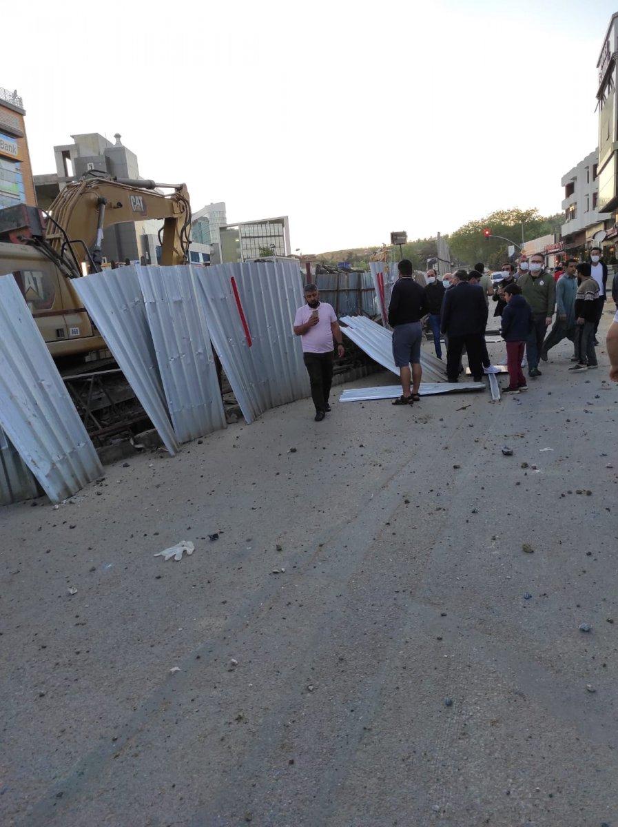 Pendik'te metro inşaatında patlama