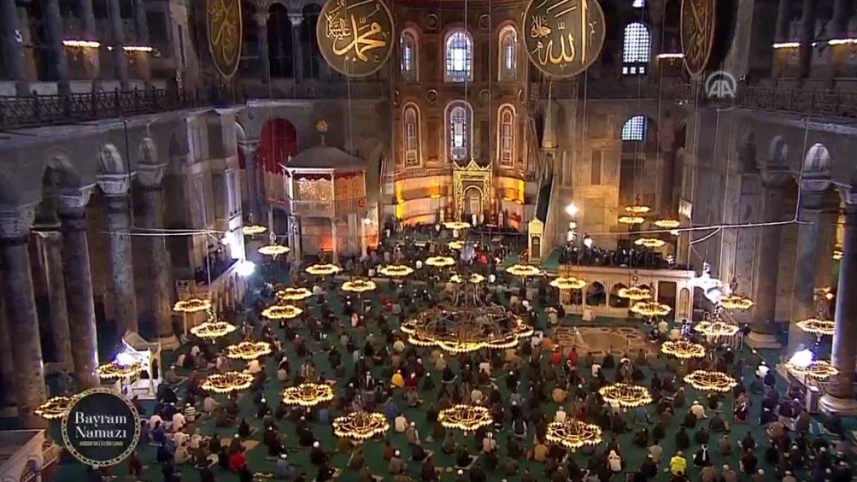 Ayasofya'da bayram namazı