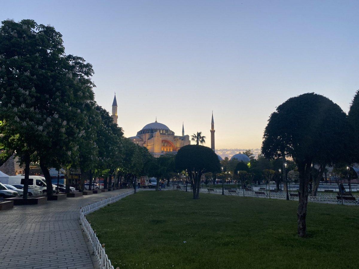 Ayasofya'da bayram namazı