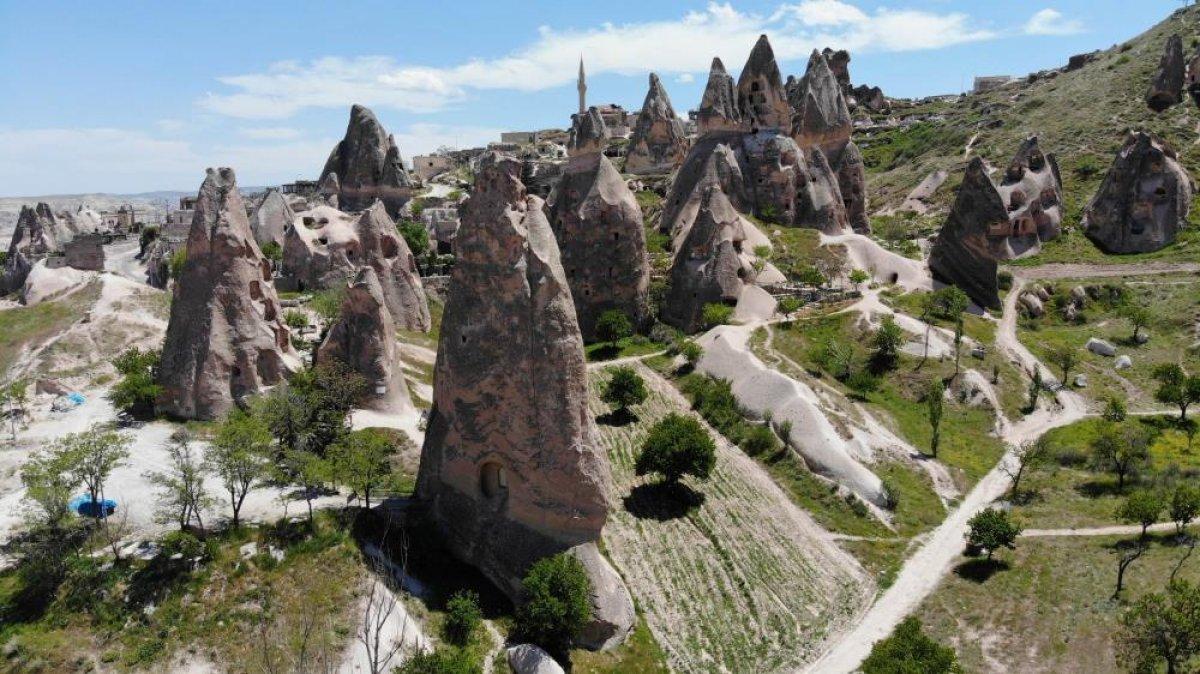 Kapadokya sessizliğe gömüldü