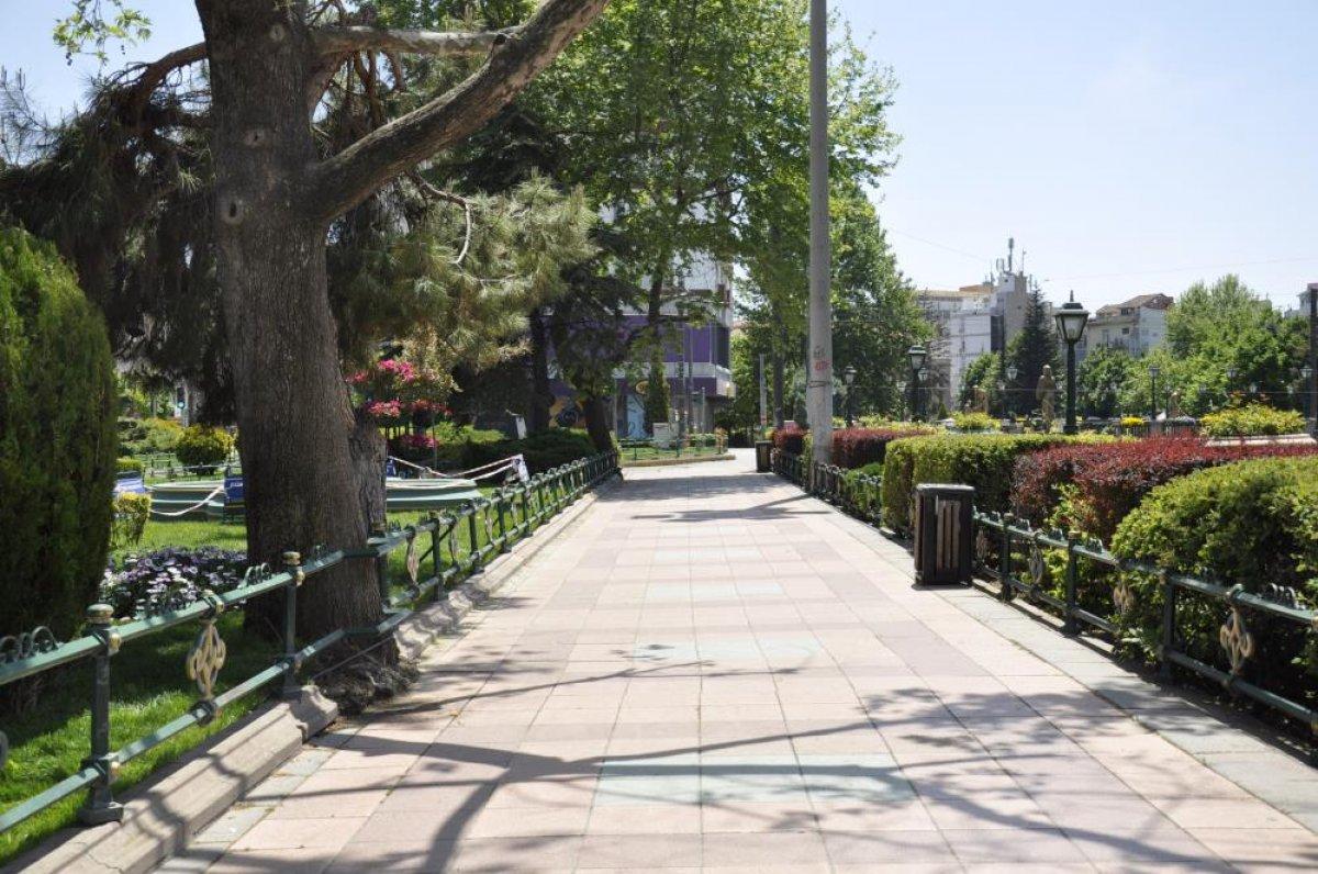 Eskişehir sokaklarında sessizlik hakim