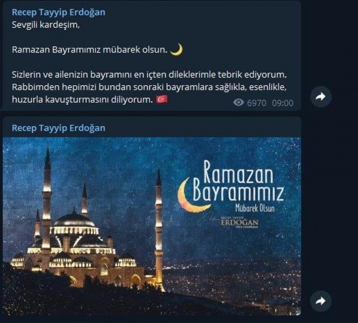 Erdoğan bayram namazını Marmaris Millet Cami'nde kıldı