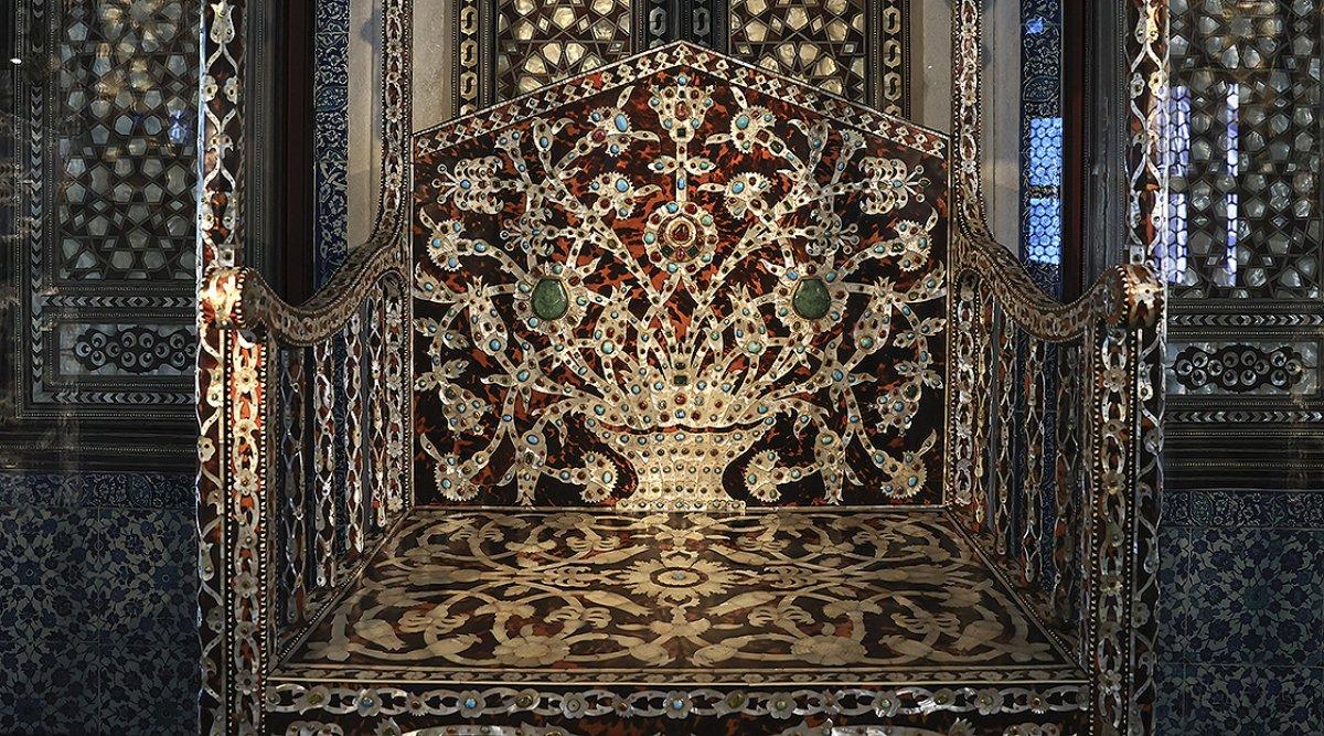 Arife Tahtı, Topkapı Sarayı'nda sergilenmeye başlandı