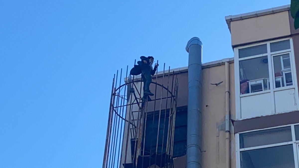 İstanbul'da intihar girişiminde şaşkına çeviren anlar