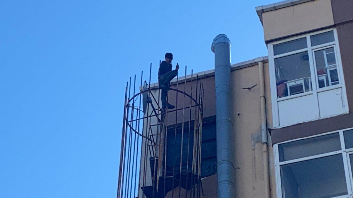 İstanbul'da intihar girişiminde şaşkına çeviren anlar