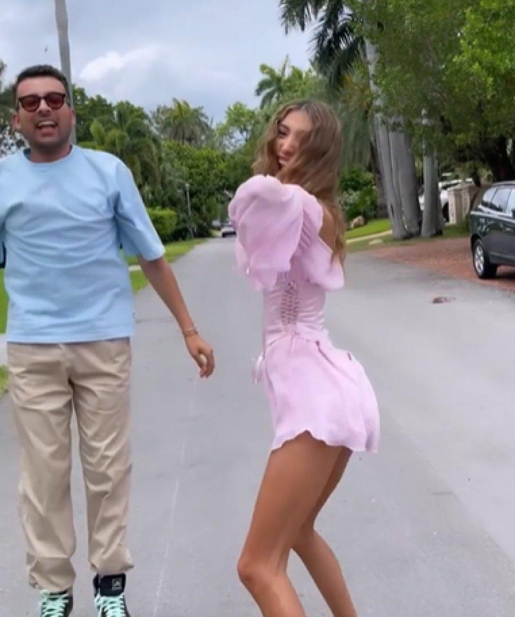 Şevval Şahin'den sokak dansı